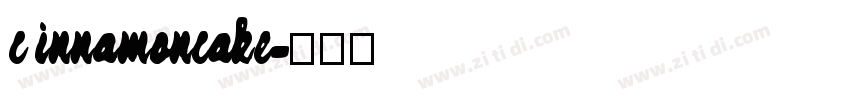 c innamoncake字体转换